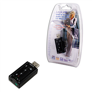 USB-аудиоадаптер Logilink, звуковой эффект 7.1