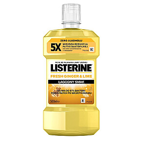 LISTERINE Mouthwash płyn do płukania jamy ustnej Ginger & Lime 500ml