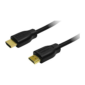 Logilink HDMI A, вилка - HDMI A, вилка, 1,4 в 1,5 м, черный, соединительный кабель