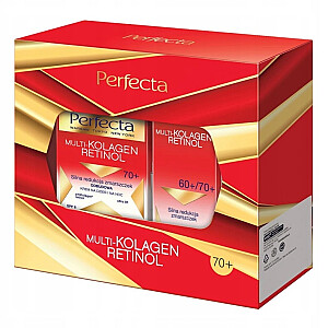 PERFECTA SET Multikolagen Retinol krem 70+ na dzień i na noc 50ml + krem pod oczy 60+/70+ 15ml