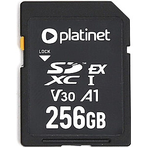 Platinet SD7.0 SDXC kortelė 256 GB A1 V30 (PMMSDEX7256)