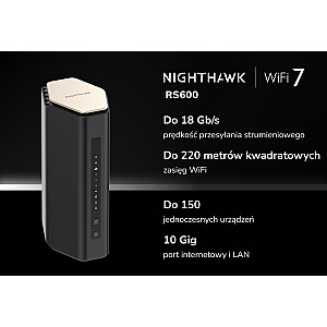 Maršrutizatorius WiFi 7 BE18000 RS600