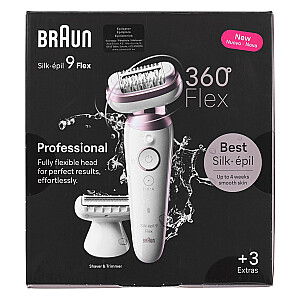 Braun elektriskais epilators Silk-épil 9 Flex SES9-030 3D