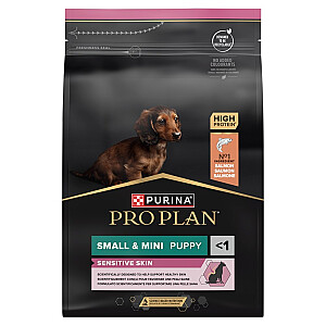 PURINA Pro Plan Small&Mini Puppy Suaugusiųjų Lašiša 3kg