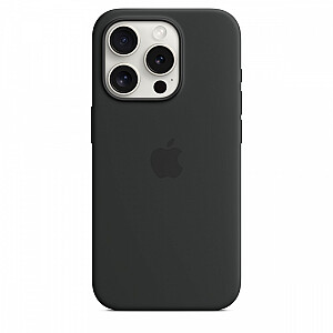 Apple iPhone 15 Pro Silicone Case with MagSafe black