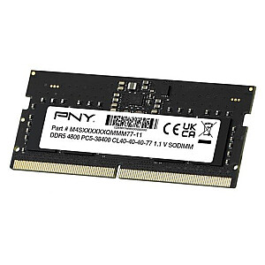 Atmiņa portatīvajam datoram 16GB DDR5 SODIMM 4800 MN16GSD54800-BLK