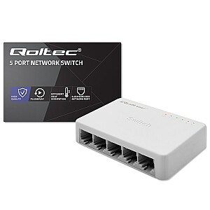 SWITCH tīkla slēdzis 5 x RJ45 ports | 1000Mbps | Ātrais Ethernets | LAN 