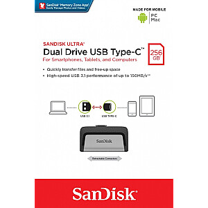 SanDisk 256GB Ultra Dual Drive USB Type-C