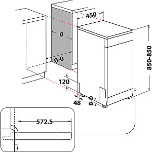 Посудомоечная машина WSFO3T223PCX