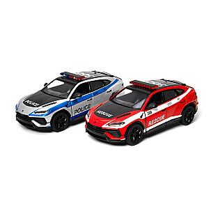 KINSMART Miniatūrais modelis Lamborghini Urus Performante (Police/Firefighter), scale 1:38