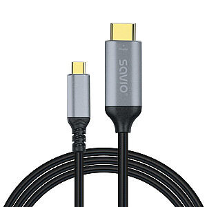 USB-C į HDMI kabelis v2.0b, 3m, varis CL-184