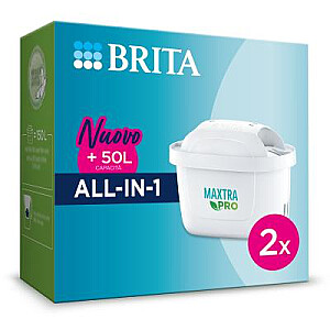 Brita Maxtra Pro 2 ūdens filtrs 2 gab. balts (1050881)