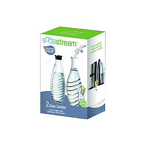 SodaStream stikla karafe 0,6l 2 gab. iepakojumā (1047200490)