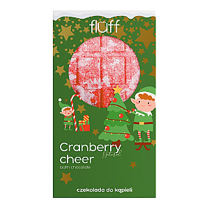 FLUFF Cranberry Cheer czekolada do kąpieli 160g