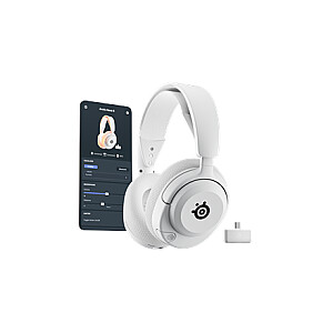 SteelSeries Gaming Headset | Arctis Nova 5 | Bluetooth | Over-ear | Microphone | Noise canceling | Wireless | White