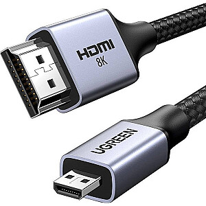 Ugreen HDMI Micro - HDMI kabelis 2m juodas (15517)