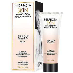 PERFECTA Skin Małgorzata Kożuchowska apsauginis kremas SPF 50+ veidui, kaklui ir dekoltė 50ml