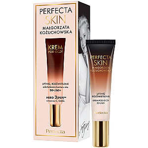 PERFECTA Skin Małgorzata Kožuchovska krēms ap acīm 50+/60+ liftinga un izgaismojošs ar peptīdiem, C vitamīnu, eritritolu un prebiotikiem 15ml