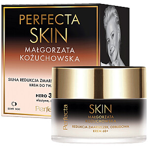 PERFECTA Skin Małgorzata Kożuchowska kremas priešraukšlinis 60+ su peptidais, ceramidais, elastinu, eritritoliu ir prebiotikais 50ml