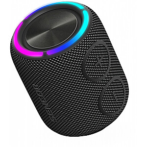 Bluetooth garsiakalbis SIRIUS 2 MINI juodas galia 16W, LED, TWS