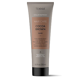 LAKME Teknia Refresh Cocoa Brown Mask plaukų kaukė dažytiems plaukams rudos spalvos atspalviams 250ml