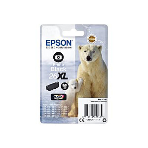 Epson Ink Photo Black Schwarz No 26XL Epson26XL Epson 26XL 8,7 мл (Blister) (C13T26314012)