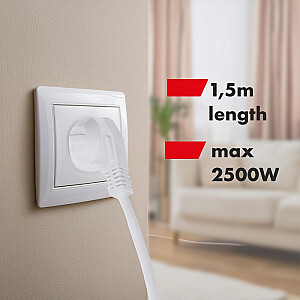 Удлинитель 4 розетки 1.5м, USB A/C MCE508 W