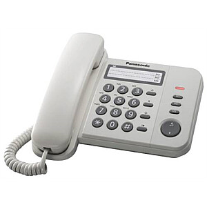 Panasonic | Vadu telefons | KX-TS520FXW | Balts