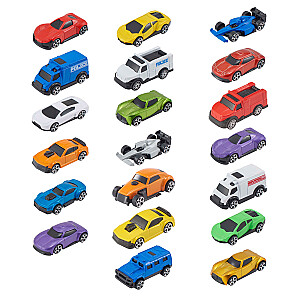 TEAMSTERZ Die-Cast automašīnu modeļu komplekts, 7 cm, 20 gab.