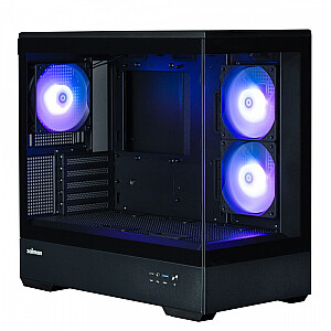 P30 V2 MicroATX Mini Tower korpuss 3 ventilatori RGB BL