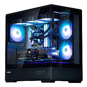 P30 V2 MicroATX Mini Tower korpuss 3 ventilatori RGB BL