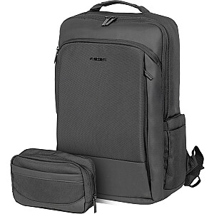 Natec Kudu Plus mugursoma ar organizatoru melna 15.6" (NTO-2237)