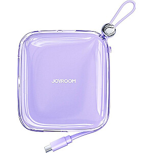 POWERBANK Joyroom Jelly Series JR-L002 10000 мАч 22,5 Вт PD QC с 1x USB-A кабелем 1x USB-C ФИОЛЕТОВЫЙ