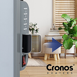 Cronos Synthelith PRO CRP-770TWP 770W Полный серый инфракрасный обогреватель с WiFi и дистанционным управлением