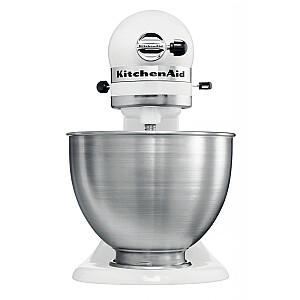 KitchenAid 5K45SSEWH stenda mikseris 275 W metālisks, balts