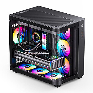 Jonsbo TK-3 - ATX case, black