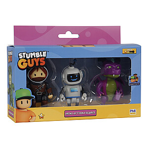 STUMBLE GUYS S2 MINI ACTION FIGURES - 3 PAKS VER.A