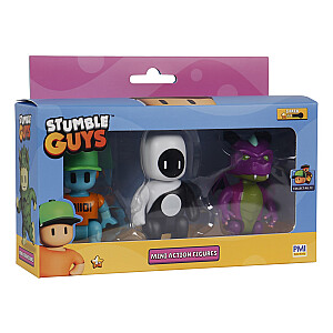 STUMBLE GUYS S2 MINI ACTION FIGURES - 3 PAKS VER.C