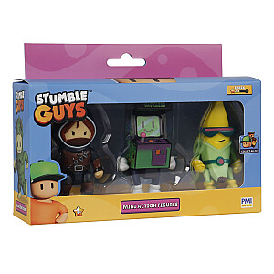 STUMBLE GUYS S2 MINI ACTION FIGURES - 3 PAKS VER.D