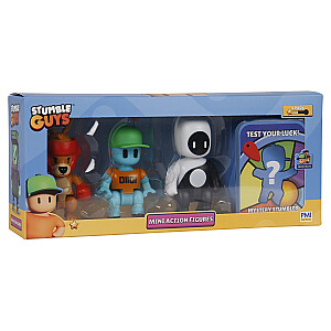 STUMBLE GUYS S2 MINI VEIKSMO FIGŪROS - 4 PAKETAS VER.C