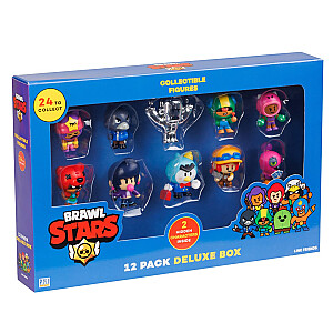 BRAWL STARS S1 FIGURES - 12 IEPAKOJUMS DELUXE KASTE VER.B