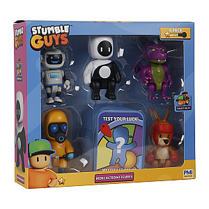 STUMBLE GUYS S2 MINI AKCIJAS FIGŪRAS - 6 IEPAKOJUMS DELUXE KASTE VER.B