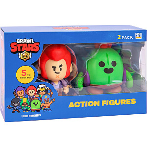 BRAWL STARS S1 VEIKSMO FIGŪROS 11cm - 2 PAKUOTĖ VER.A