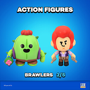 BRAWL STARS S1 VEIKSMO FIGŪROS 11cm - 2 PAKUOTĖ VER.A