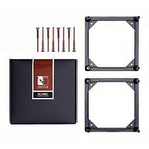 Noctua NA-SFMA1 компьютерный охлаждающий компонент Универсальный монтажный комплект Черный 2 шт.