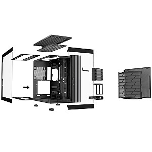 be quiet! LIGHT BASE 900 DX Juodas Pilnas Bokštas