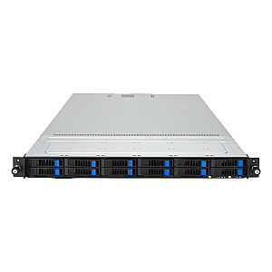 ASUS RS700A-E12-RS12U Socket SP5 Rack (1U) Черный, Сталь