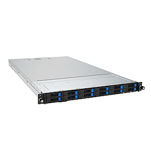ASUS RS700A-E12-RS12U Socket SP5 Rack (1U) Черный, Сталь