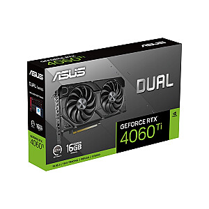 ASUS Dual -RTX4060TI-16G-EVO NVIDIA GeForce RTX 4060 Ti 16 ГБ GDDR6