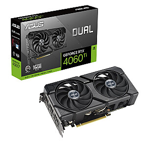 ASUS Dual -RTX4060TI-16G-EVO NVIDIA GeForce RTX 4060 Ti 16 ГБ GDDR6